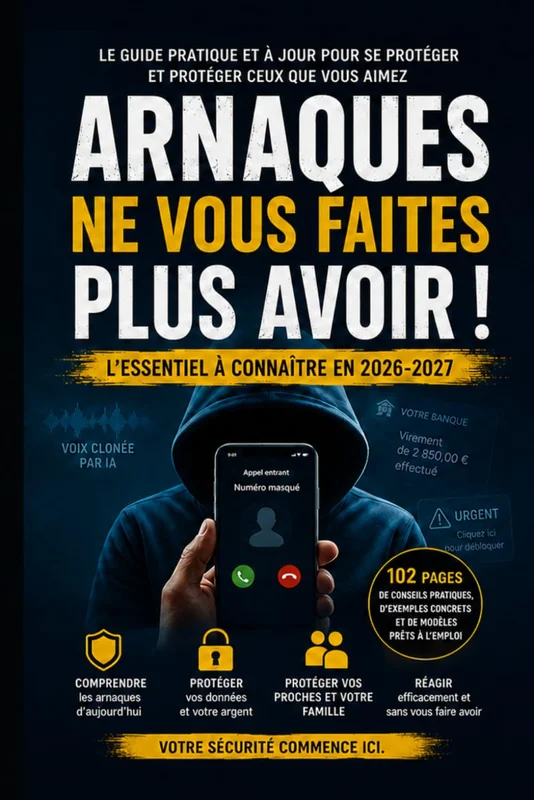 ARNAQUES : NE VOUS FAITES PLUS AVOIR !: Le guide pratique 2026-2027 pour reconnaître les escroqueries, éviter les pièges et protéger votre argent, vos données et vos proches