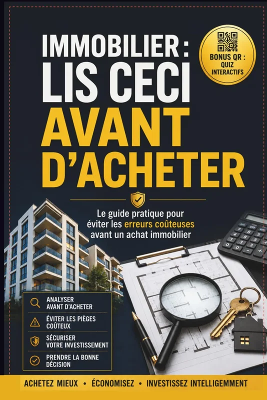 Immobilier : Lis ceci avant d’acheter: Le guide pratique pour choisir, visiter, évaluer, négocier et sécuriser l’achat d’un appartement ou d’une maison