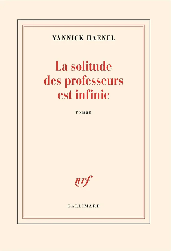 La solitude des professeurs est infinie