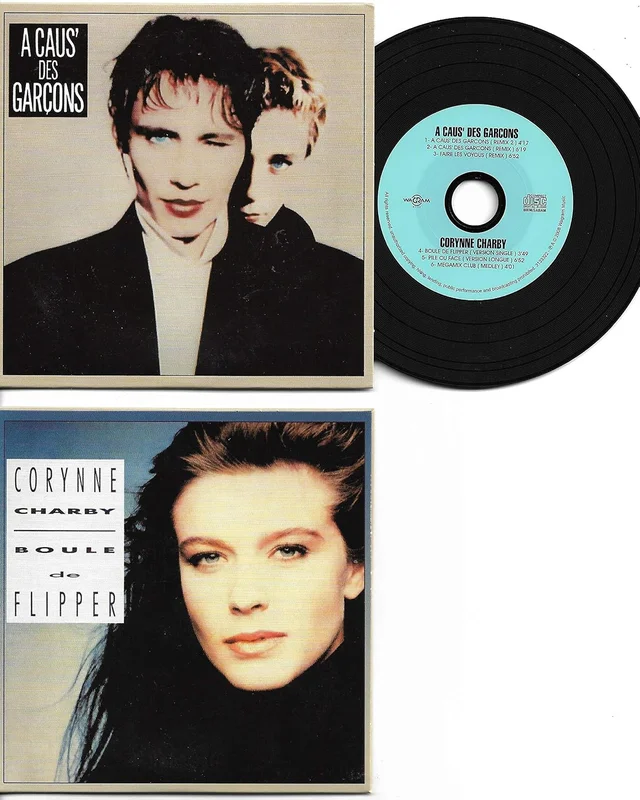 A caus' des garçons - Boule de flipper - special reissue CARD SLEEVE 6-track REMIXES CD single