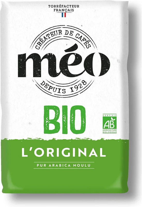 Organic Classic Ground Weather Coffee - Pure Arabica - Pack of 8 sachets of 500 GR