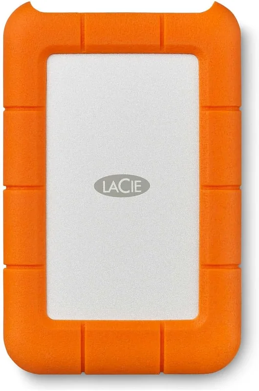 LaCie 1 TB Rugged Mini USB 3.0 Portable 2.5 Inch Shock, Drop and Crush Resistant External Hard Drive for PC and Mac (LAC301558)