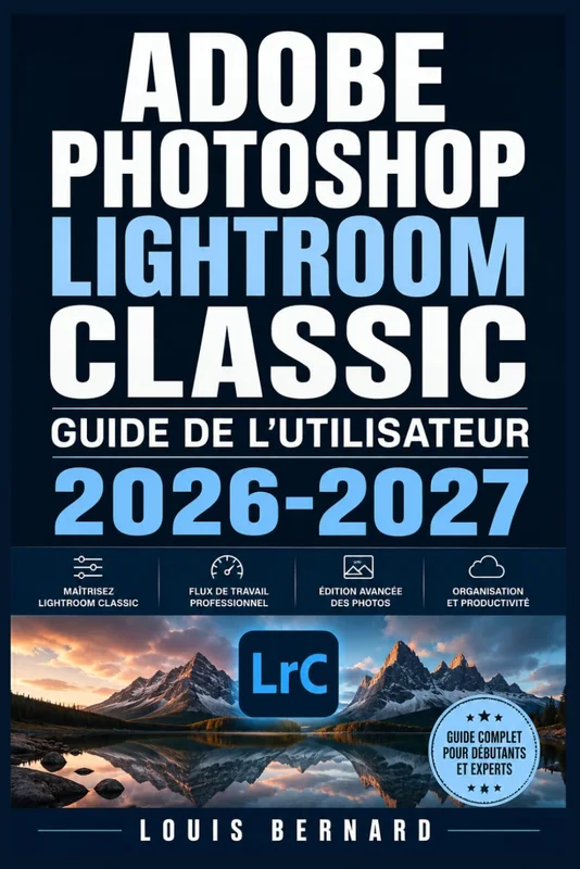 Adobe Photoshop Lightroom Classic Guide de l'Utilisateur 2026-2027: Maitrisez l'Organisation, la Retouche et l'Exportation de vos Cliches Workflows Complets pour Tous Niveaux