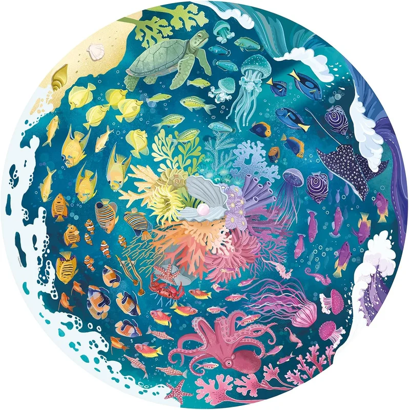 Ravensburger Round Jigsaw Puzzle 500 Pieces Ocean