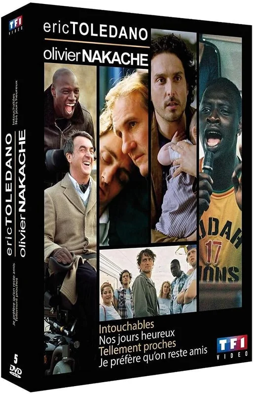Eric Toledano/Olivier Nakache-Coffret : Intouchables + Nos Jours Heureux + Tellement Proches + Je préfère qu'on Reste Amis