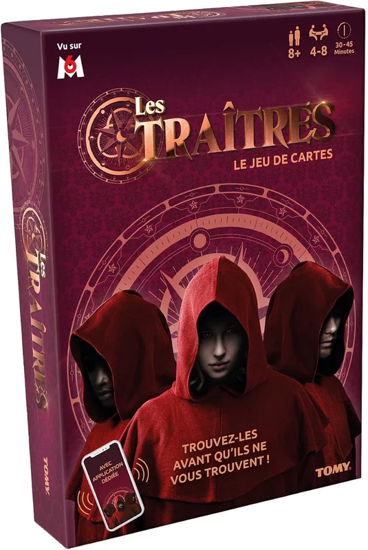 Les Traîtres Jeu de Cartes, Bluff, Rôles Cachés et Déduction, dès 8 Ans