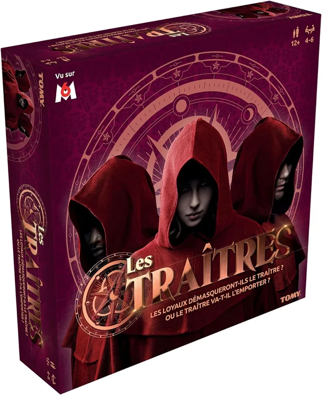 Les Traîtres Board Game, Bluff and Deduction, 4 to 6 Players, from 12 Years
