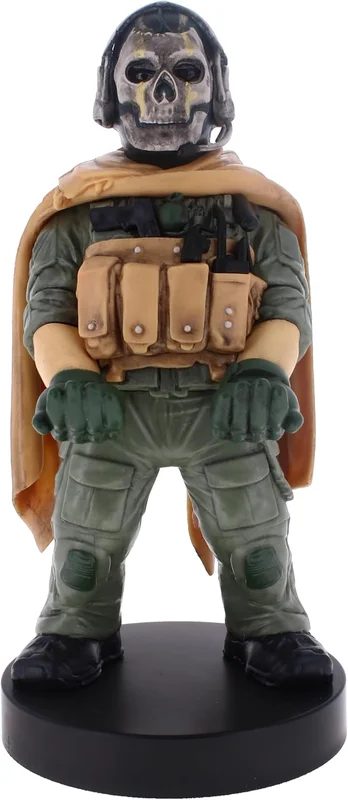 Cable Guys - Call of Duty Warzone Ghost Gaming Accessories Holder & Phone Holder for Most Controller (Xbox, Play Station, Nintendo Switch) & Phone