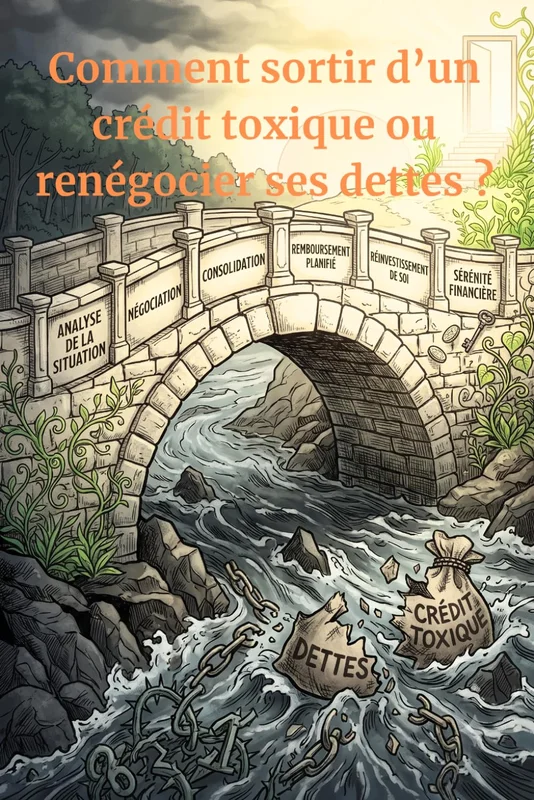COMMENT SORTIR D'UN CRÉDIT TOXIQUE OU RENÉGOCIER SES DETTES ?: Guide pratique pour reprendre le contrôle de vos finances