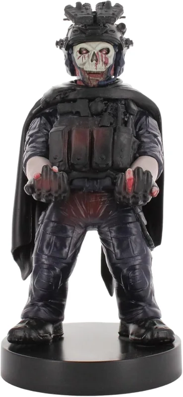 Cableguys Call of Duty Zombie Ghost Warzone Support Manette et Porte Telephone - Gaming Accessoire et Figurine pour Bureau et Gamer Setup, Compatible avec Xbox, PlayStation et la Plupart des Manettes