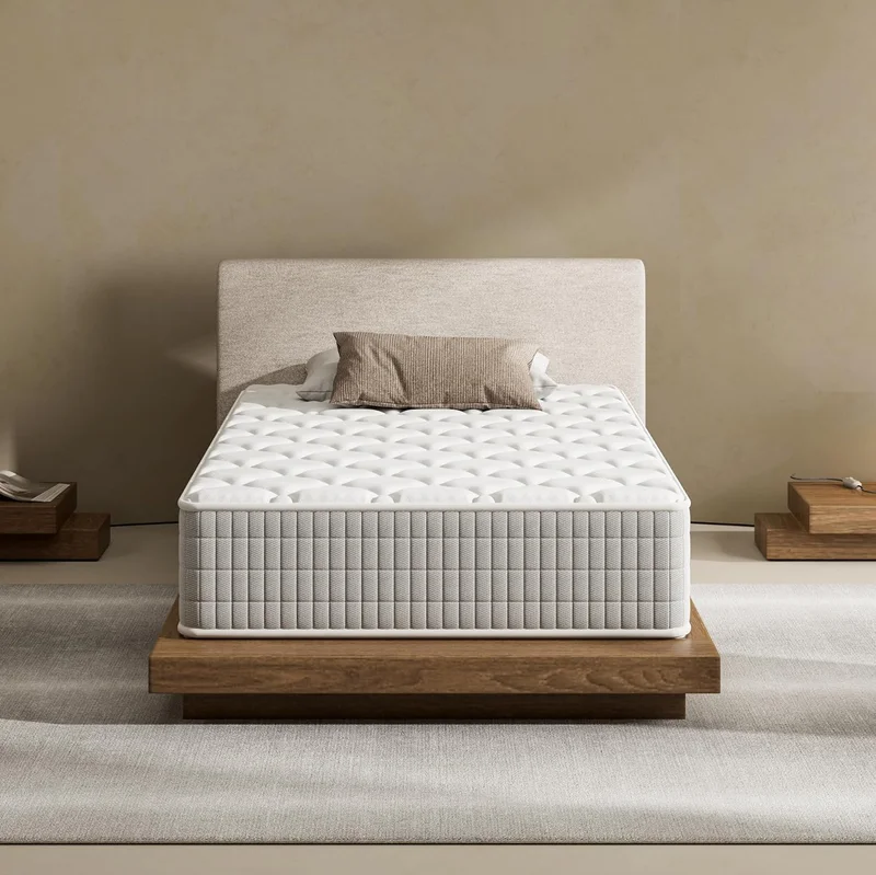 TEENO Memory Foam Mattress 90 x 190 x 25 cm, Oeko-TEX and CertiPUR-US Certified, Firm & Medium Comfort, Absorbent and Breathable 2 Sides, Single Mattress, Ideal for Students and Studios