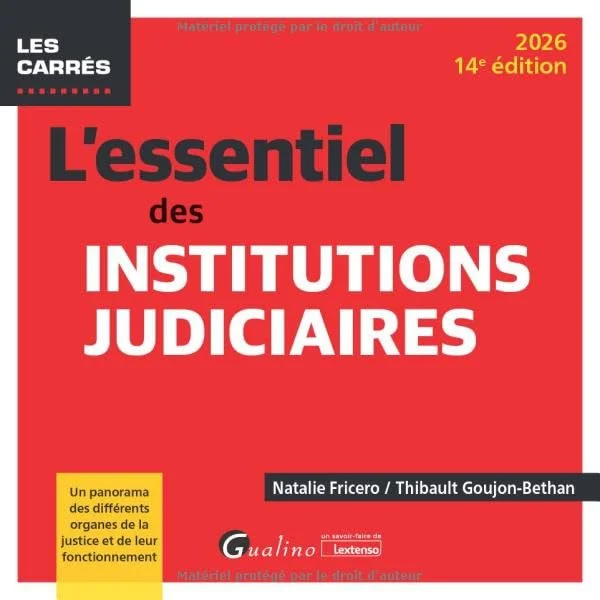 L'essentiel des institutions judiciaires: Un panorama des différents organes de la justice et de leur fonctionnement