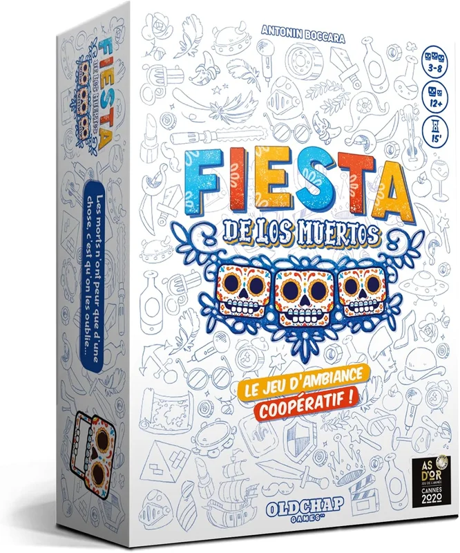 Fiesta de los Muertos, cooperative atmosphere, 3-8 players 12+