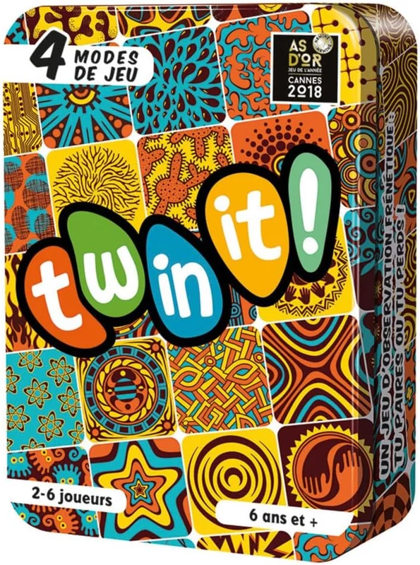 Asmodee - Twin IT - Board Game for Children from 6 Years - Speed Game