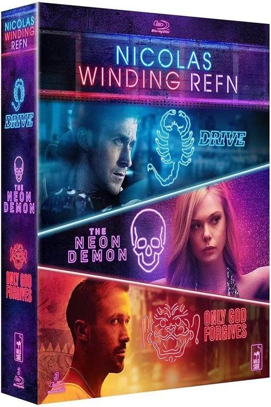 Nicolas Winding Refn : Drive + The Neon Demon + Only God Forgives - Coffret Blu-Ray