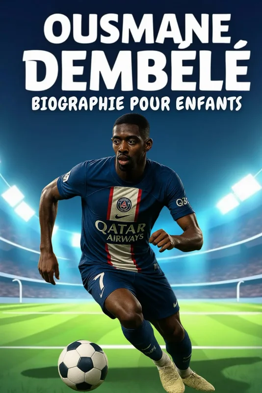 Ousmane Dembélé Biographie pour Enfants: L’histoire inspirante de sa vie, son parcours dans le football et son succès au FC Barcelone et au PSG
