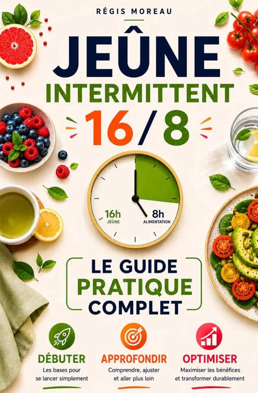Jeûne Intermittent 16/8 : Nouveau guide complet pour débuter, approfondir et optimiser: Tous les conseils et les stratégies essentielles pour commencer et maximiser les bénéfices de votre jeûne 16/8