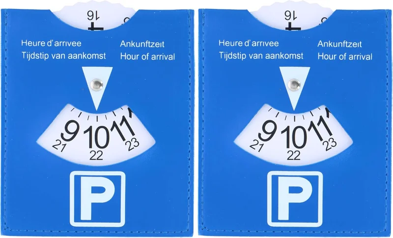 All Ride Parking disc - parking meter for the blue zone - 15 x 11 cm - car accessories - with practical rotation mechanism - suitable for everyday use - easy to read - plastic