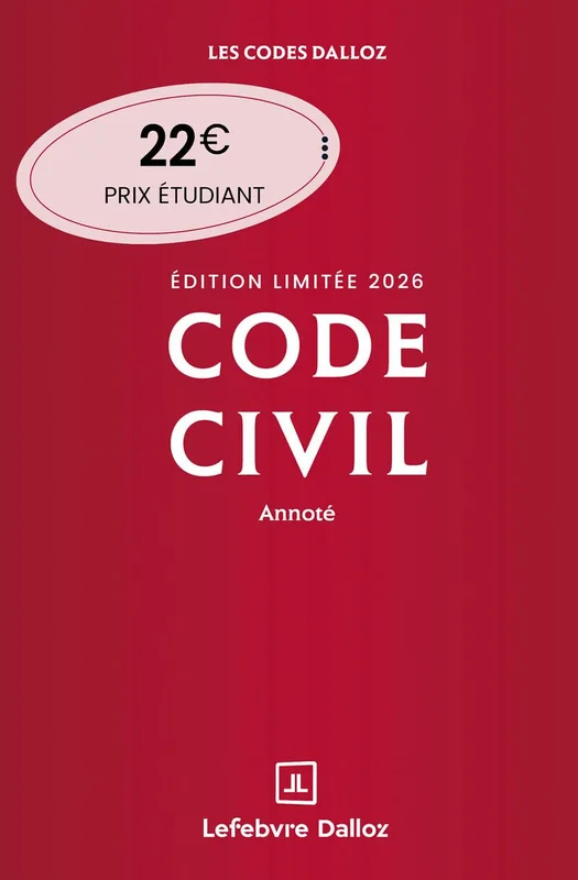 Code civil 2026 annoté. Édition limitée. 125e éd. - Édition limitée