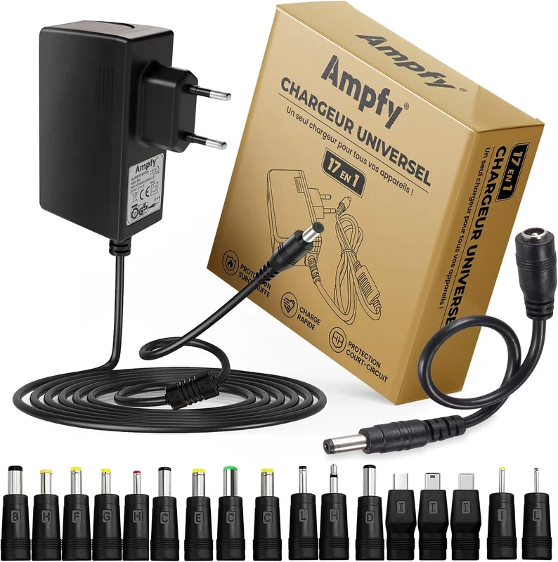 17 in 1 Mains Charger Adapter | 5V Power Supply Replacement Compatible with Amazon Fire TV Stick