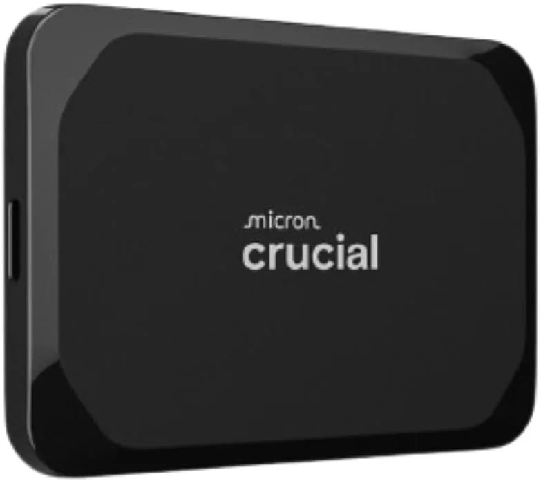 Crucial X9 1TB Portable External Solid State Drive, Up to 1050MB/s, Compatible with PC, Mac, PlayStation and Xbox, USB-C 3.2 - CT1000X9SSD902