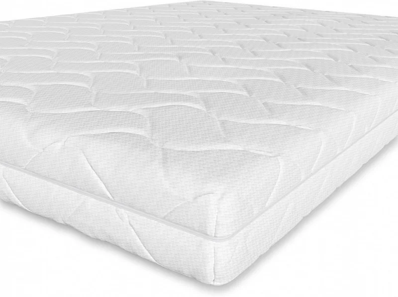 Amazon Basics 7 Zone Comfort Foam Mattress, Medium Firm (H3), 90 x 190 x 15 cm, White