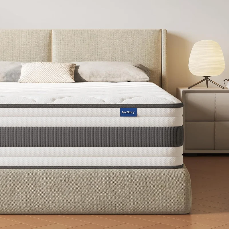 BedStory Matelas 120x190-20 cm de Haut - Confort Ferme H4 - Mousse à Mémoire de Forme Respirante avec Soutien des Bords Renforcé - Housse Amovible Lavable - Certifications CertiPUR-US® & Oeko-TEX®