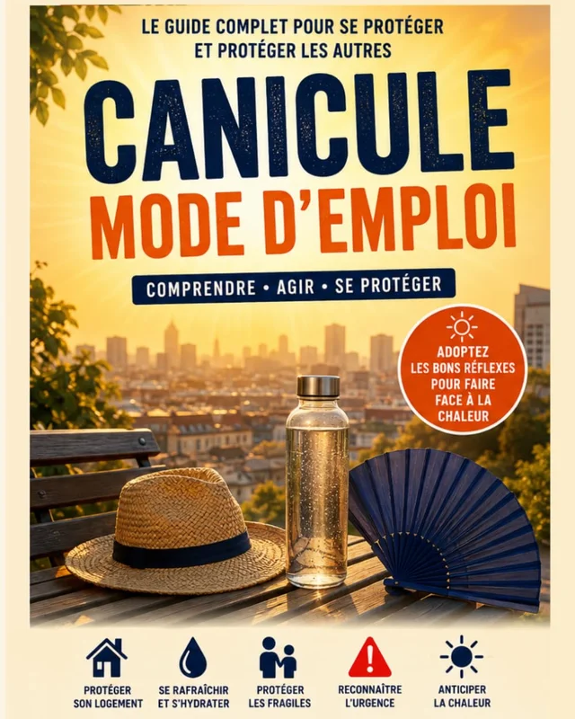 Canicule — Mode d’emploi: Comprendre la chaleur, rafraîchir son logement, mieux s’hydrater et adopter les bons réflexes pour se protéger sans climatisation