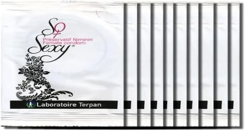 "So Sexy " Feminine Condom (Femidom) (Box of 10 Latex Free Condoms)