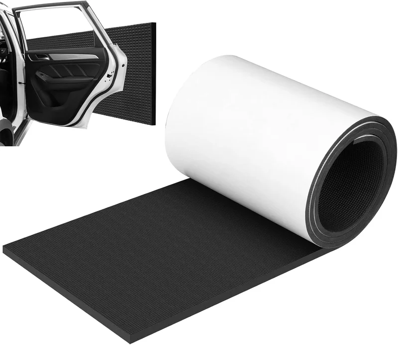 AiQInu 20cm x 2m 6mm Thick Self Adhesive Car Door Edge Protection Foam Extra Thick Adhesive Waterproof for Garages Interior Parking