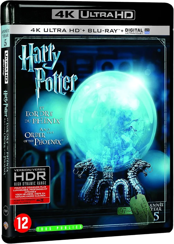 Harry Potter et l'Ordre du Phénix - Année 5 - Le monde des Sorciers de J.K. Rowling - 4K Ultra-HD [4K Ultra-HD + Blu-ray + Digital UltraViolet]