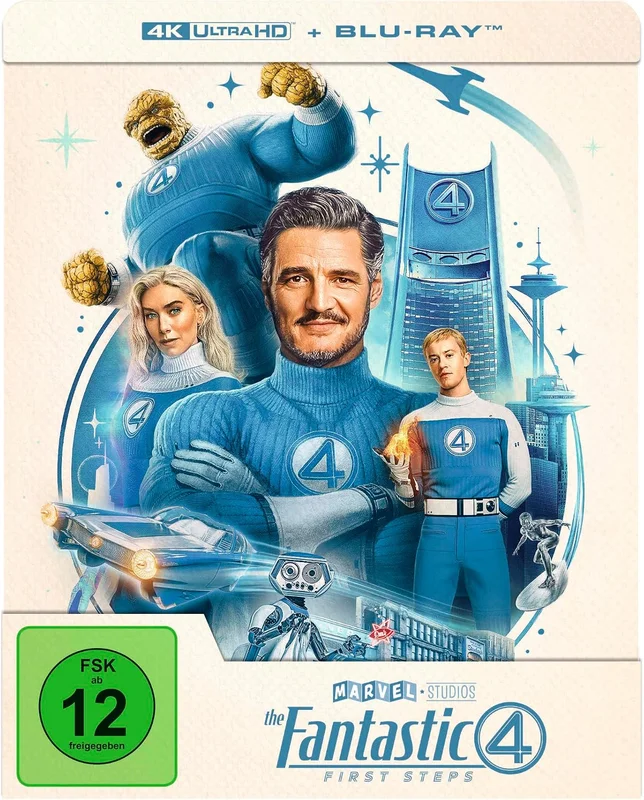 Fantastic Four: First Steps UHD + Blu-ray (Lim. Steelbook)