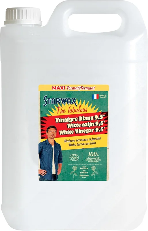 STARWAX FABULOUS White Vinegar 9.5° Fragrance Free, 6L