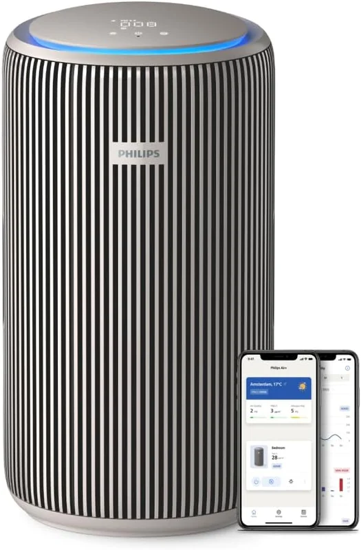 Philips Connected air purifier 3200, up to 130 m², 15 dB(A)*, Grey