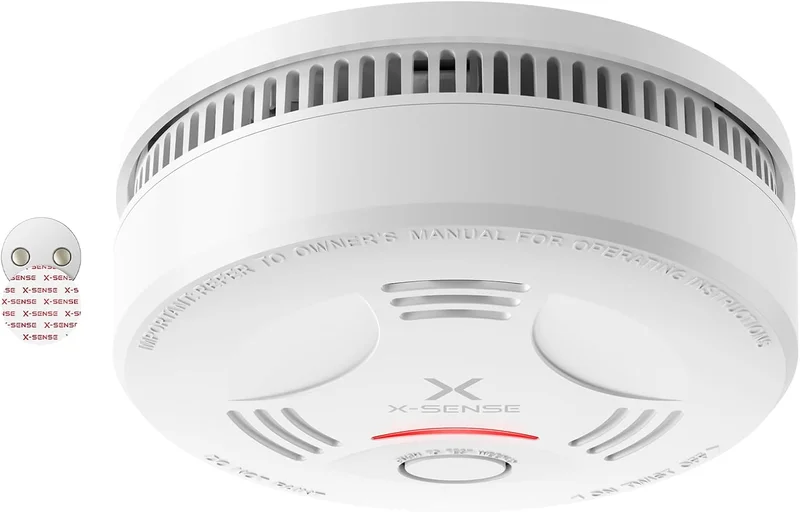 X-Sense Détecteur de Fumée, Pile 10 Ans, Support Magnétique, SD11, Lot de 1