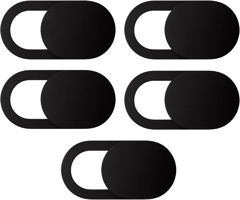 ReFind Webcam Cover, Camera Protection for Phones, Laptops and PCs. Compatible with Apple, Android, Windows, Dell, HP (Pack of 5)
