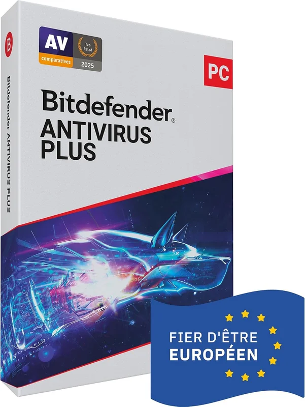 Bitdefender Antivirus Plus 2026| 1 Appareil | 1 An | PC | Code d’activation par email | Renouvellement Automatique