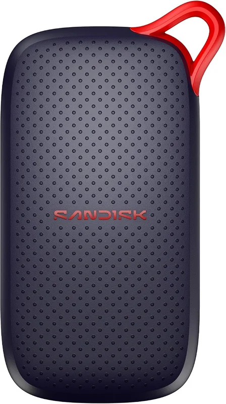 SANDISK 500GB Portable SSD (USB Type-C, Compatible with Laptops and Tablets, Up to 1000MB/s, Pocket Size, Drop Protection up to 2m)