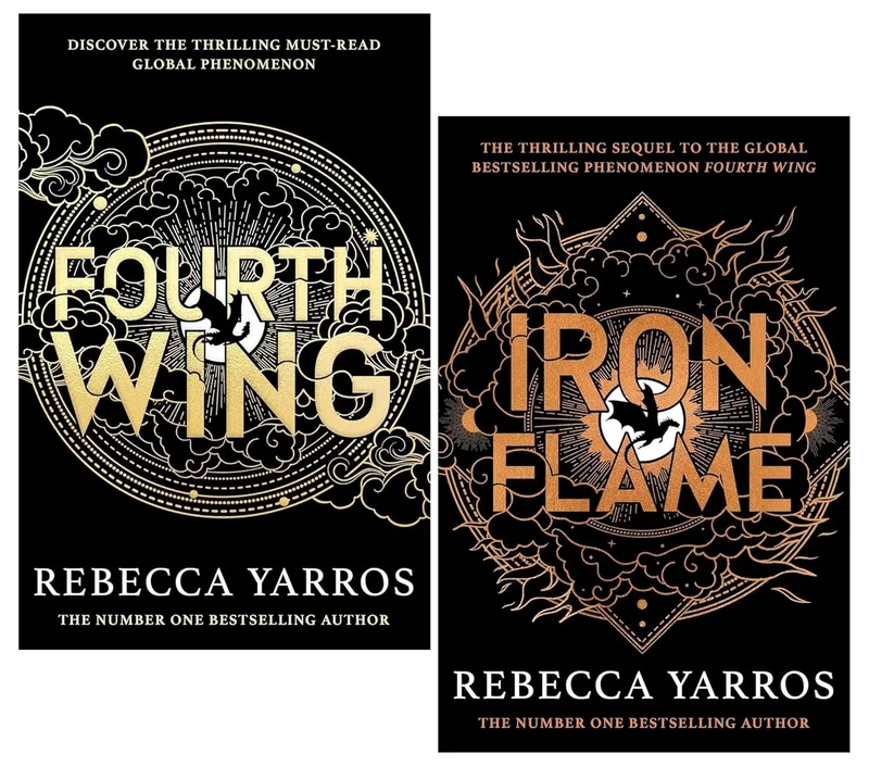 The Empyrean Series 2 Books Collection Set By Rebecca Yarros (Fourth Wing, Iron Flame)      Paperback – 31 Mar. 2024