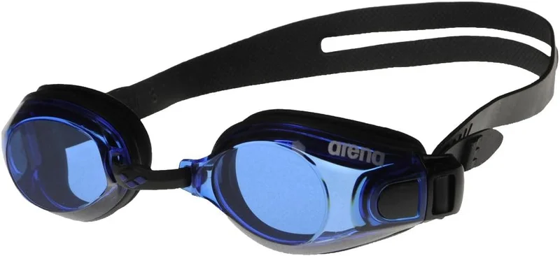 arena Adult Swimming Goggles Zoom X-Fit Anti-Fog Unisex with Wide Lenses, UV Protection, Adjustable Nose Bridge, Silicone Seals
