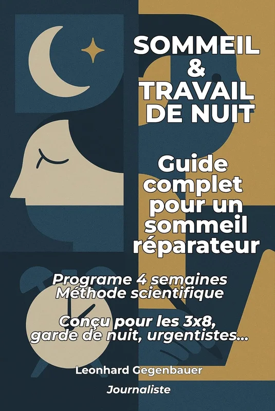 Sommeil et Travail de Nuit : Guide Pratique pour Retrouver un Repos Réparateur avec des Horaires Décalés: Programme 4 Semaines + Techniques de Chrononutrition, Relaxation et Adaptation Circadienne
