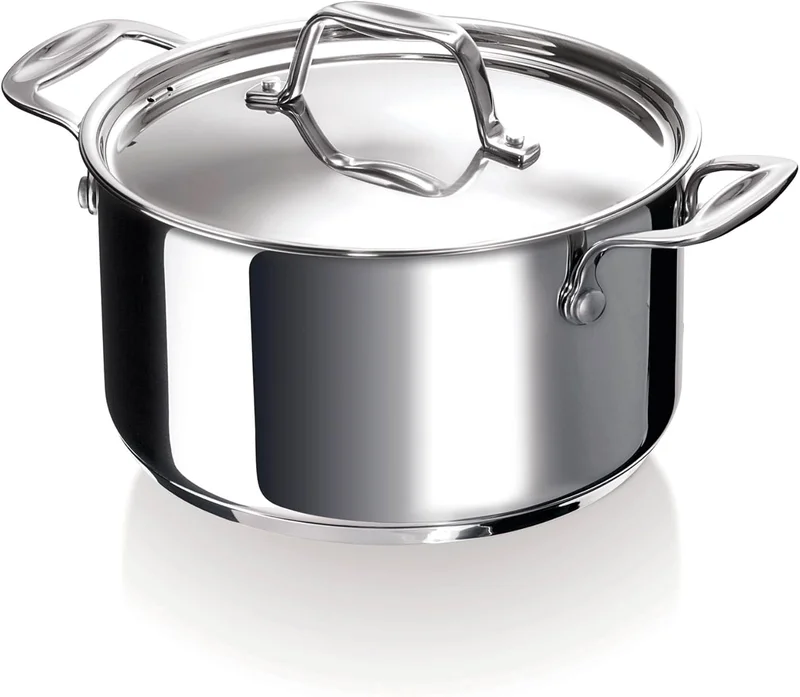 Beka Chef 18/10 Stainless Steel Stewing Pot Diameter 24 cm 5 L