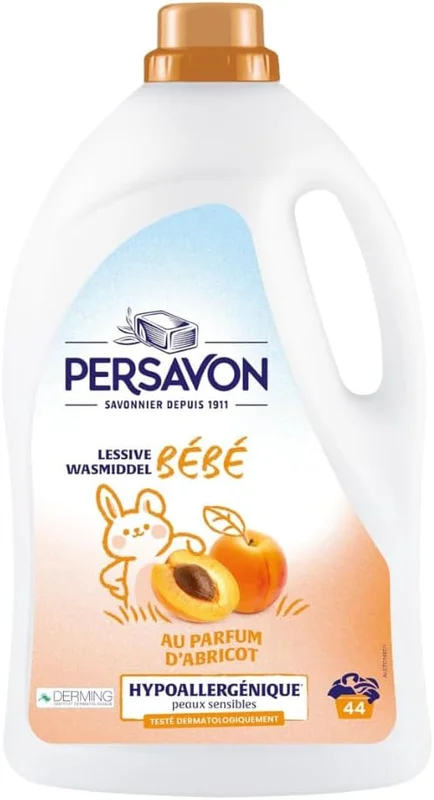 Persavon - Hypoallergenic Apricot Fragrance Baby Laundry Detergent 2000 ml