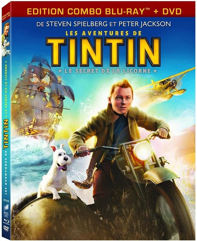 Les Aventures de Tintin : Le secret de la Licorne [Combo Blu-ray + DVD]