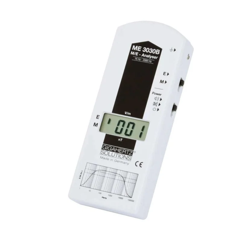 Gigahertz Solutions EMF Meter ME3030B | Low Frequency | 16Hz-2kHz | Electrosmog Meter for Reliable and Accurate Measurement | Electric and Magnetic Field Intensity