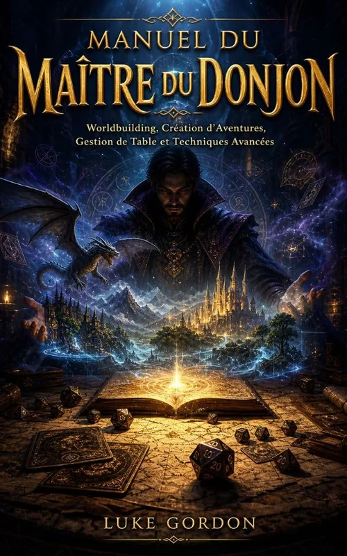 Manuel du Maître du Donjon pour Donjons & Dragons : Worldbuilding, Création d’Aventures, Gestion de Table et Techniques Avancées pour des Campagnes Mémorables