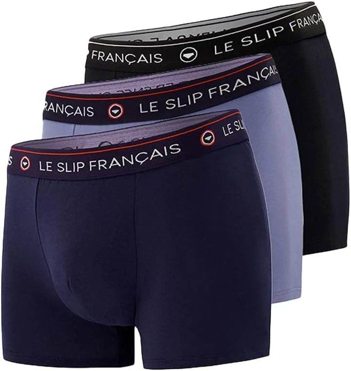 Le Slip Français - Pack of 3 cotton boxer shorts 100% Made in France