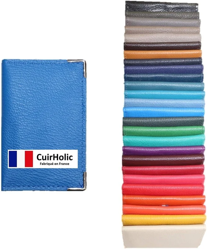 Genuine Goat Leather Navigo Card Holder – Made in France
