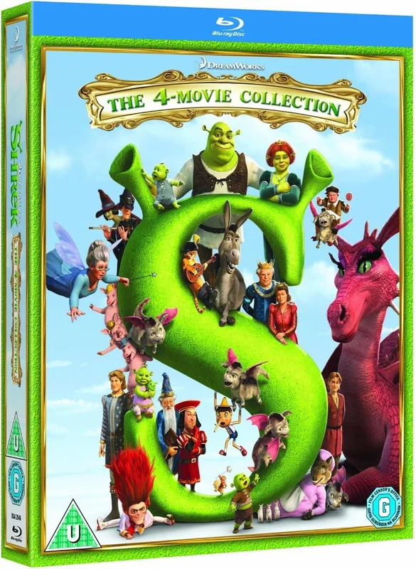 Shrek 1 - 2 - 3 - 4 The Whole Story Box Set [Blu-ray]
