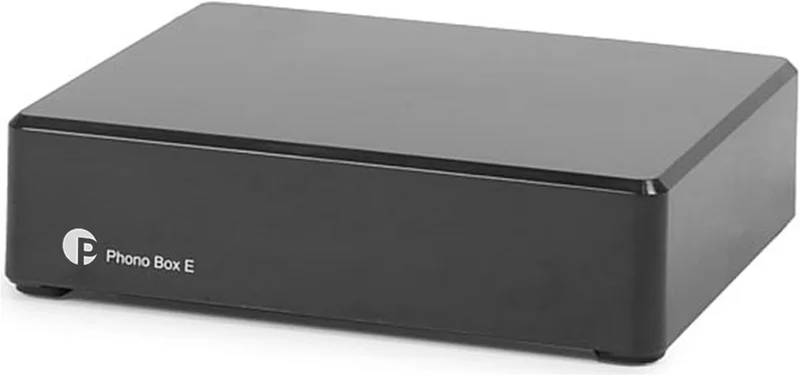 Pro-Ject Phono Box E, MM Phono Preamplifier, RIAA Equalization, Black